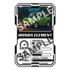 Honda Element Stats DIGITAL DOWNLOAD